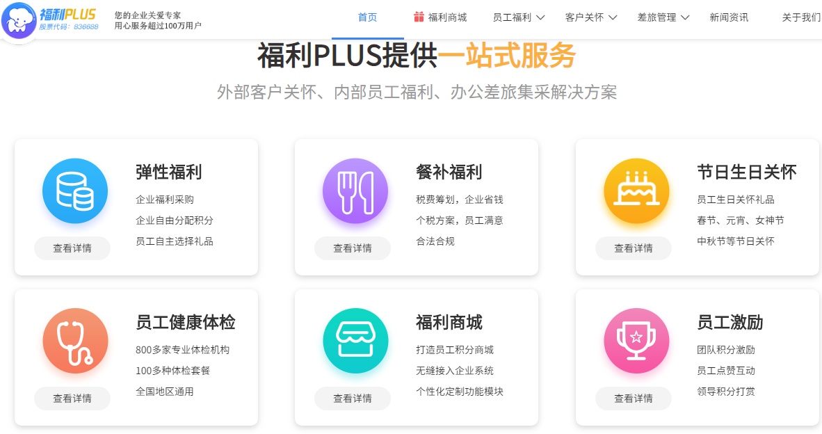 福利plus為企業(yè)提供員工福利整體解決方案